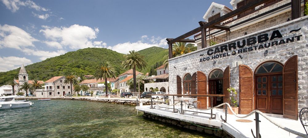 Eco Hotel Carrubba Donja Lastva Exterior foto